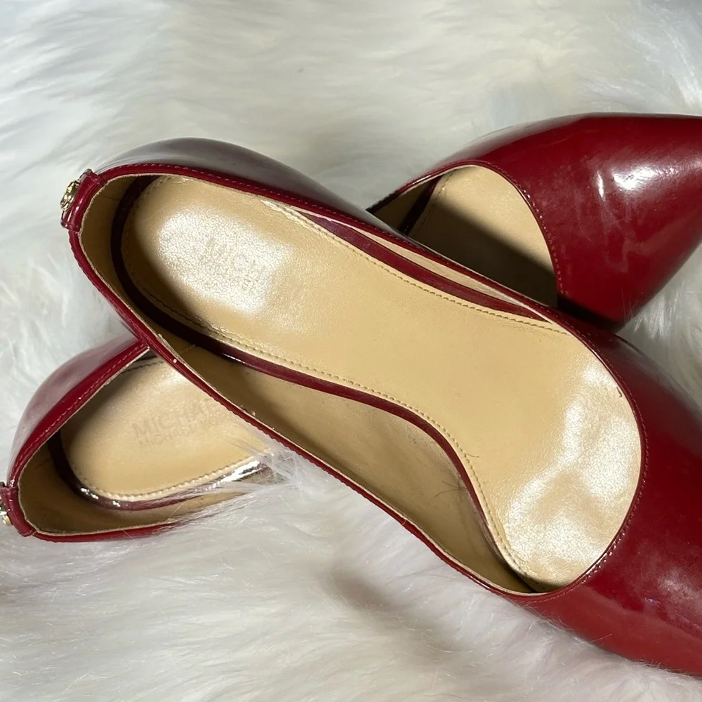 EUC Michael Kors Abbi Flex Pump in Maroon - Picture 3 of 8